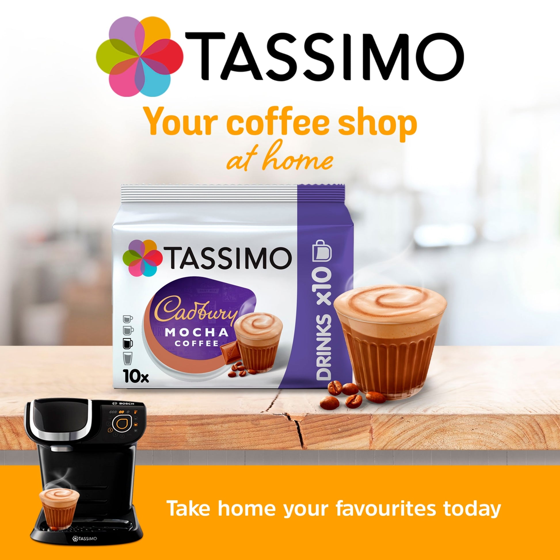 TASSIMO Cadbury Mocha Coffee 160g — image 4