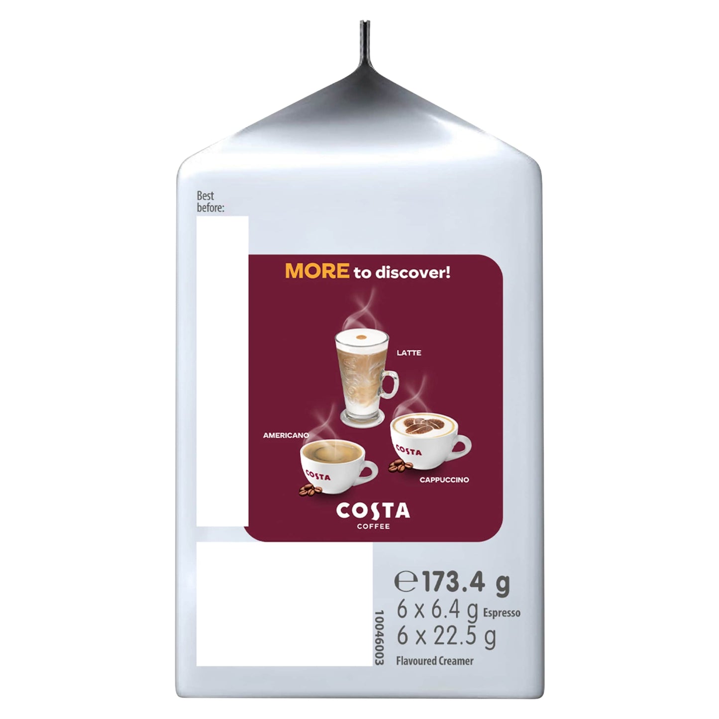 Tassimo Costa Caramel Latte Coffee Pods x 6 173.4g — image 3