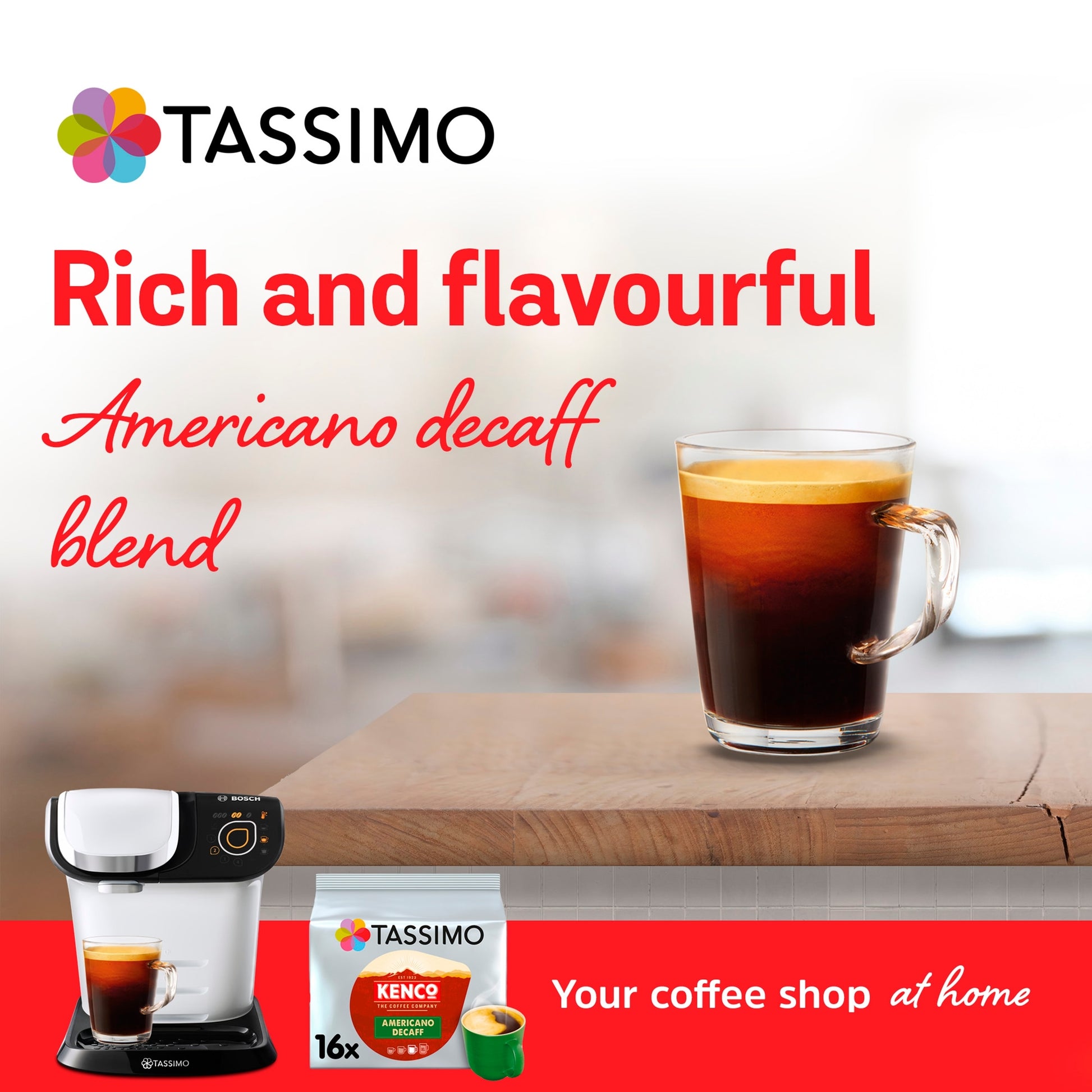 Tassimo Kenco Americano Decaff Pods X16 104G — image 2