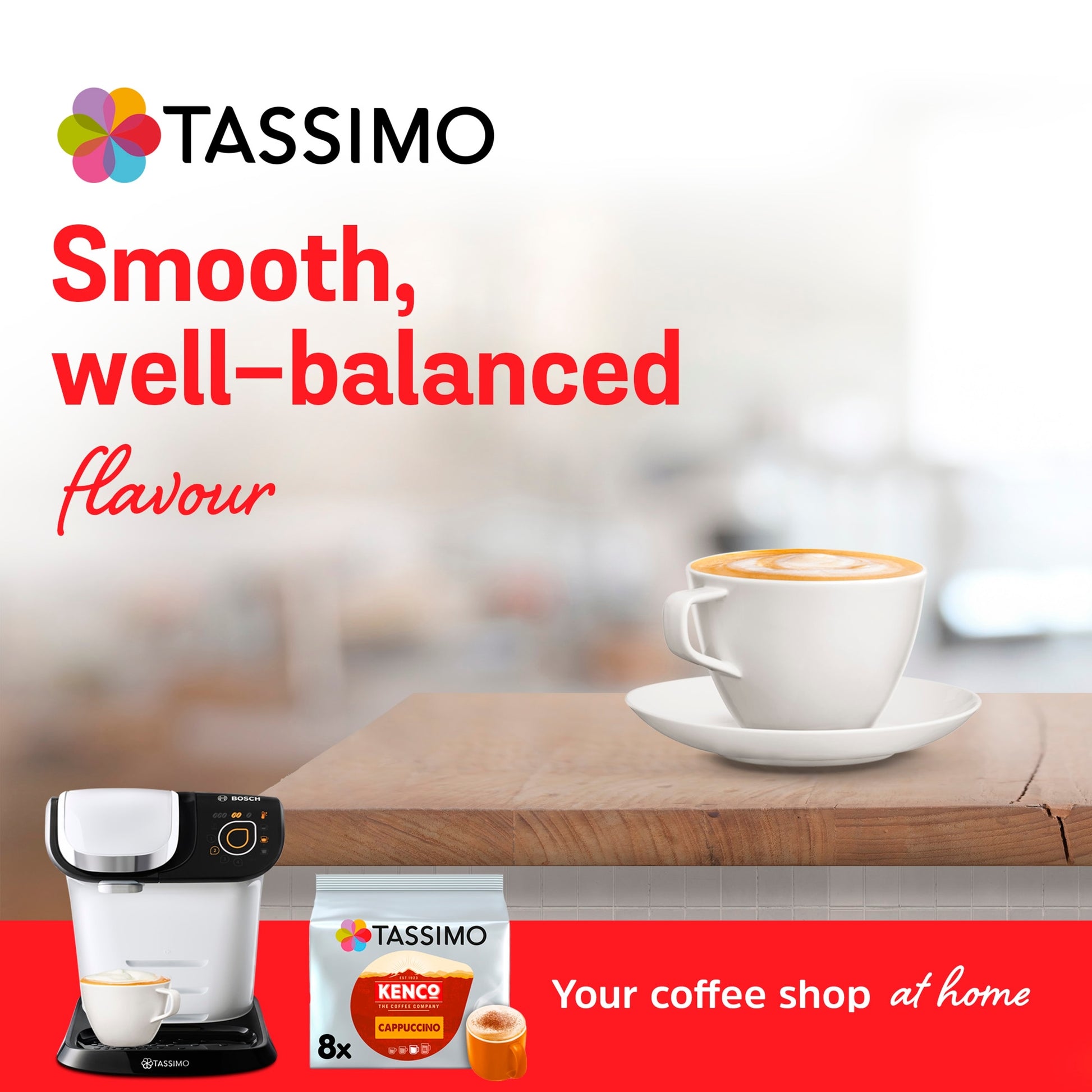 Tassimo Kenco Cappuccino Coffee Pods X8 260G — image 2