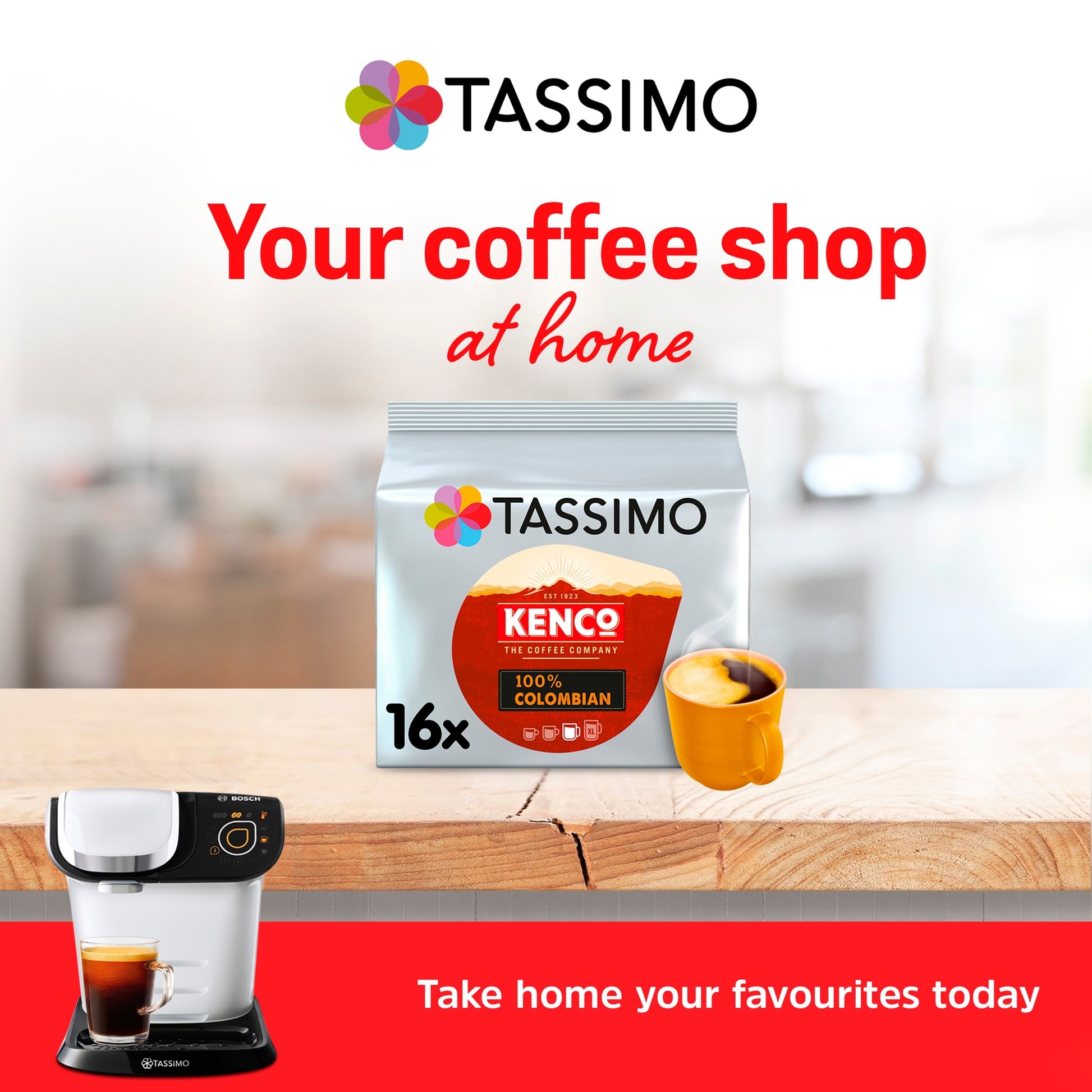 Tassimo Kenco Colombian Coffee Pods X16 136G — image 2