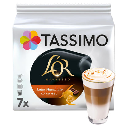 Tassimo L'Or Caramel Latte Macchiato Coffee pods x 7 195g — image 1