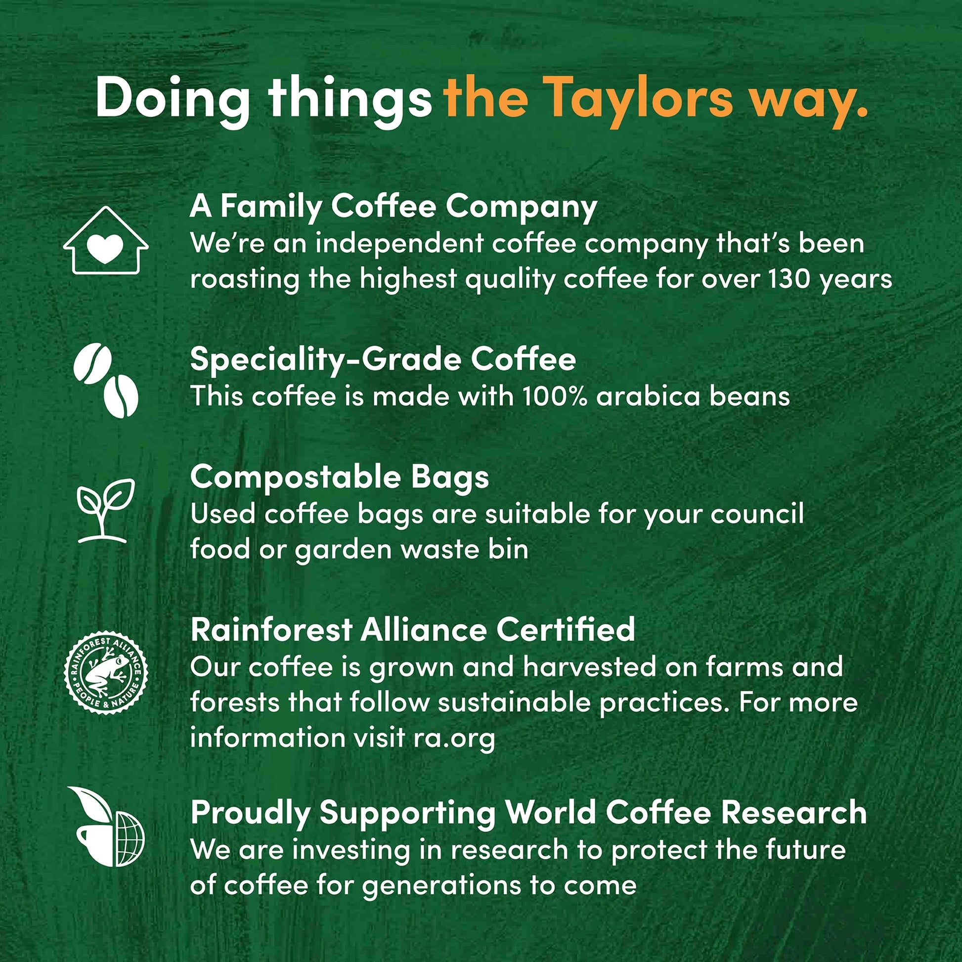 Taylors Decaffe Coffee Bags 10 Pack 75G — image 4
