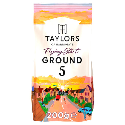 Taylors of Harrogate Flying Start Ground Coffee 200g — image 1