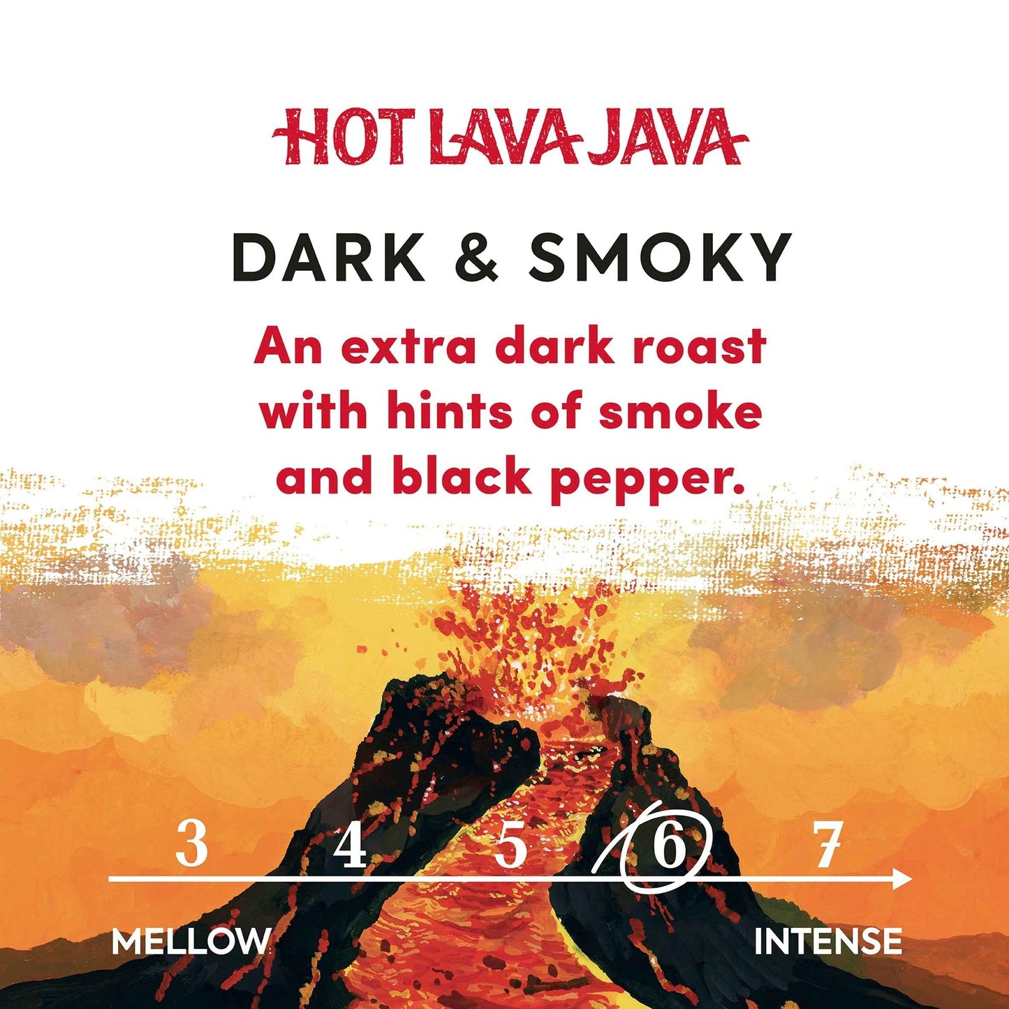 TAYLORS OF HARROGATE Hot Lava Java Roast 6 Coffee Beans 200g