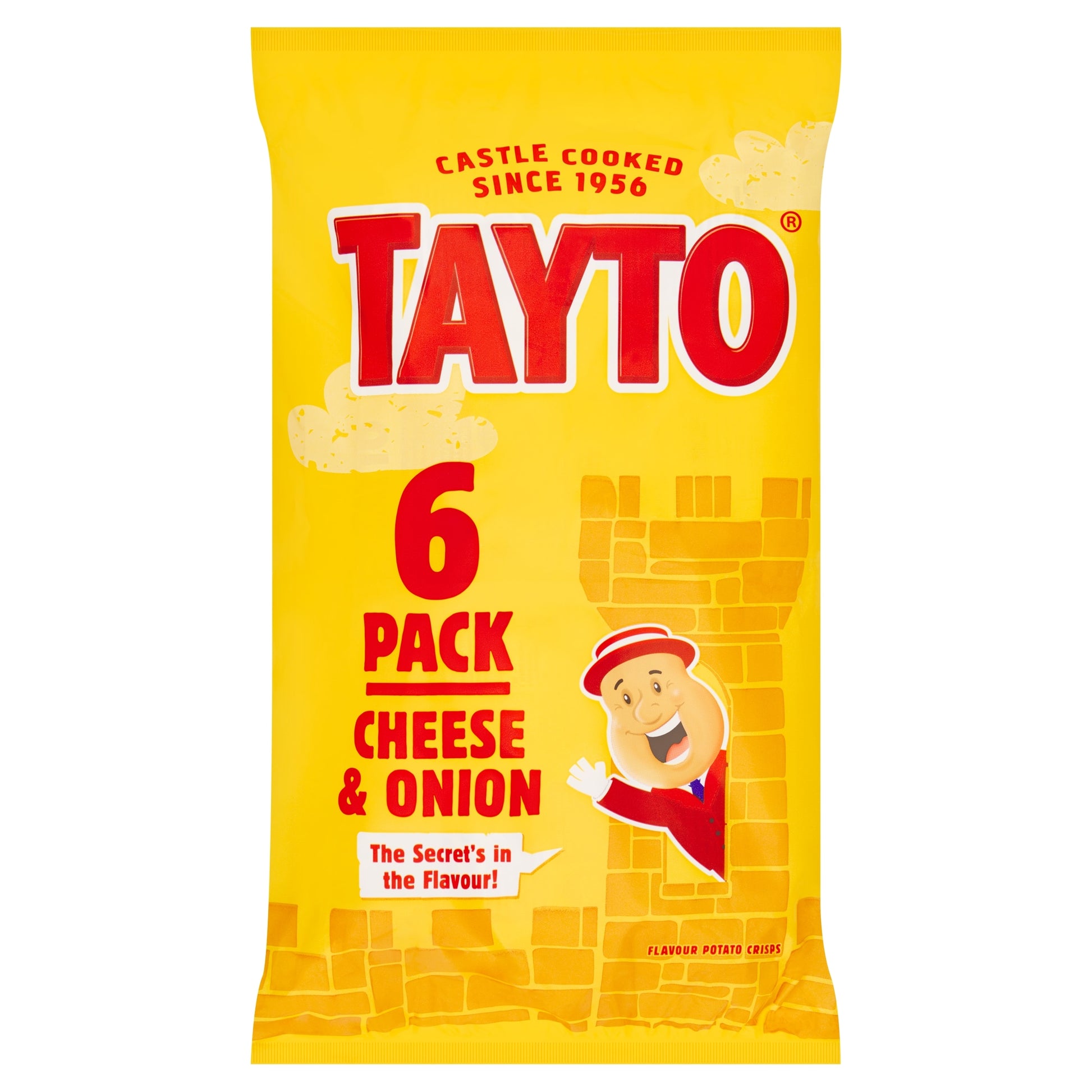 Tayto Cheese & Onion Potato Crisps 6 X 25G — image 1
