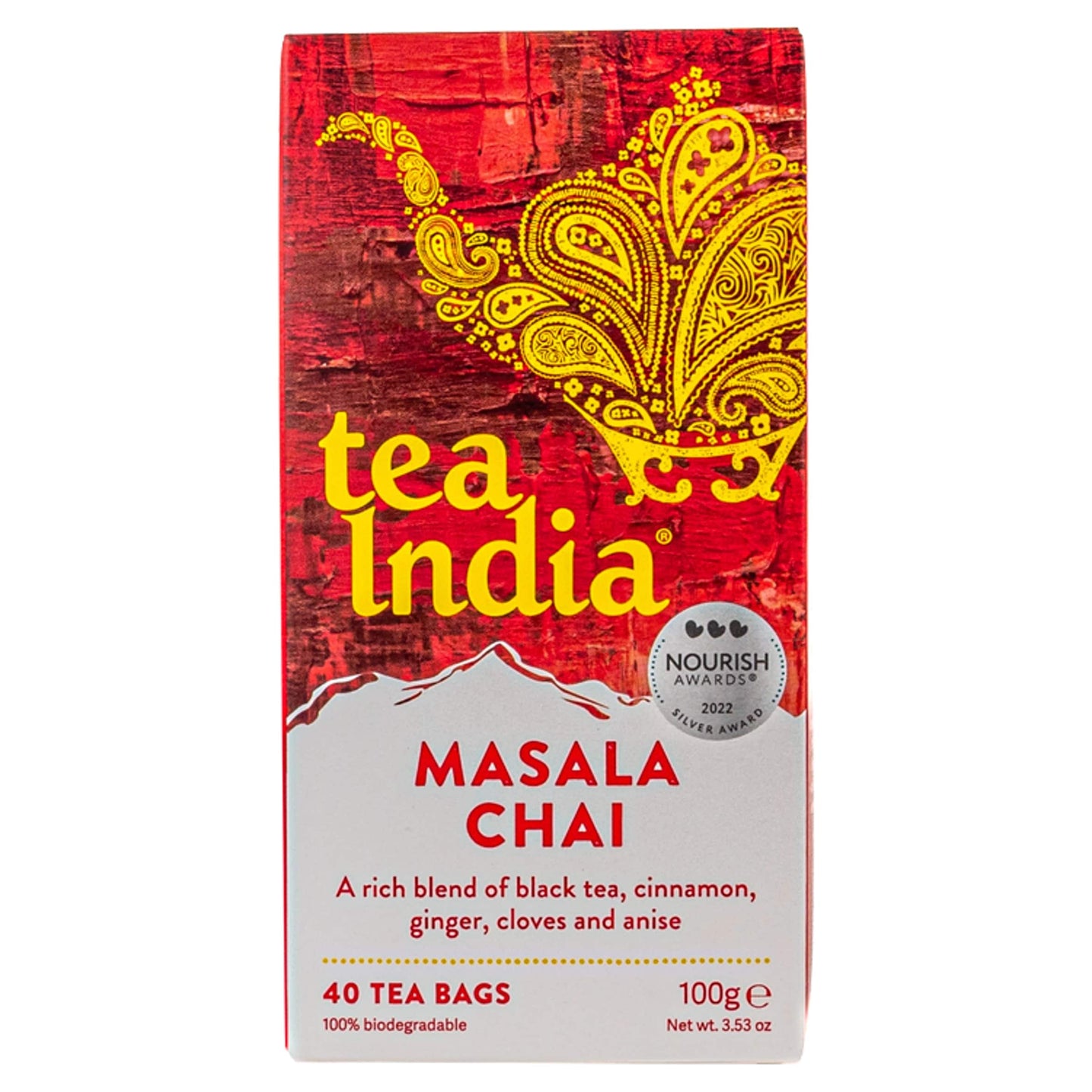Tea India Masala Chai 40 Tea Bags 100G — image 1