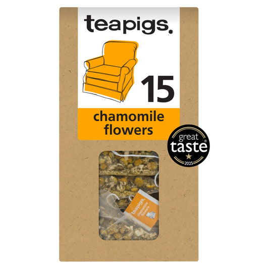 Teapigs Chamomile Flowers Tea Bags 15 Pack 22.5g — image 1