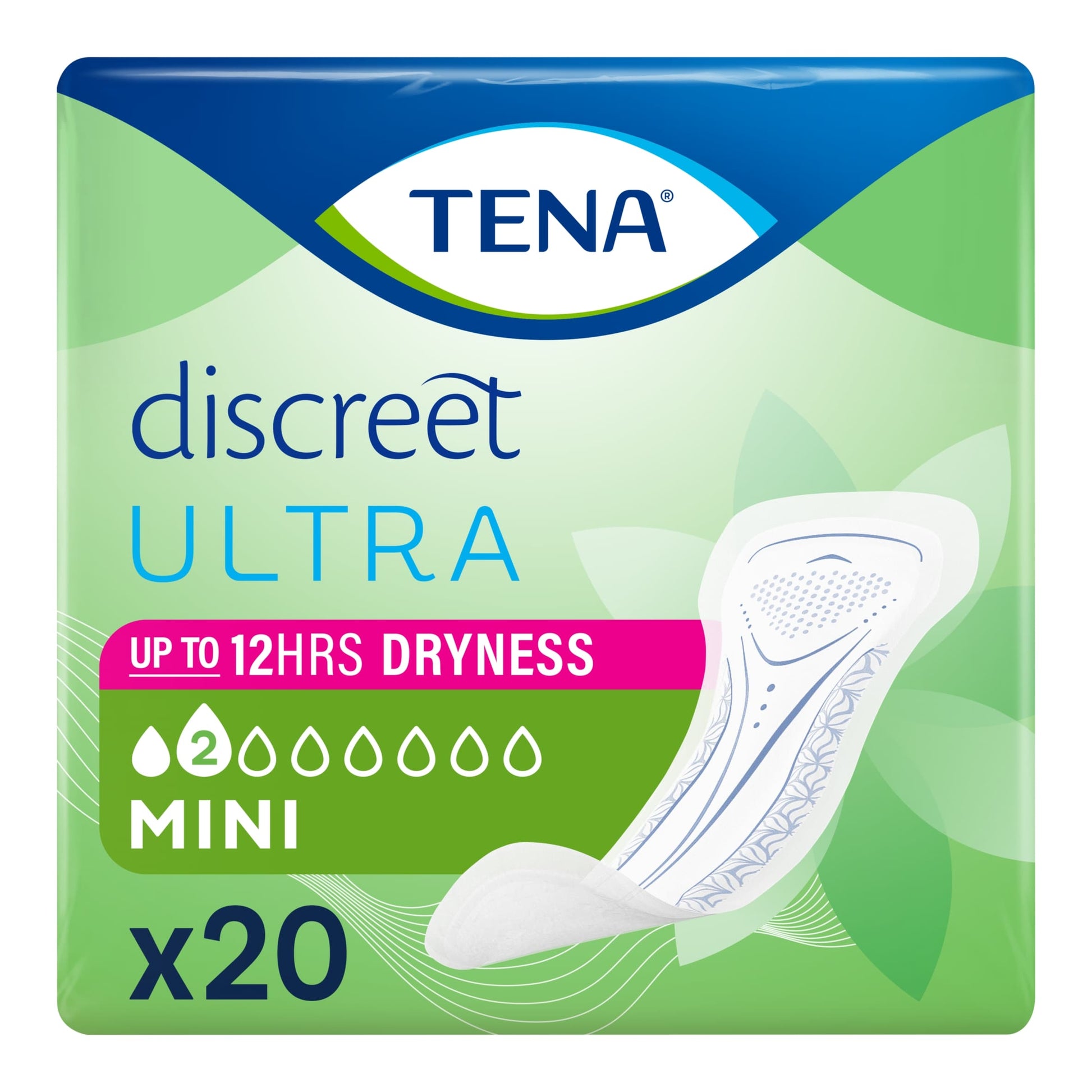 TENA Discreet Mini Incontinence Pads 20 pack — image 1