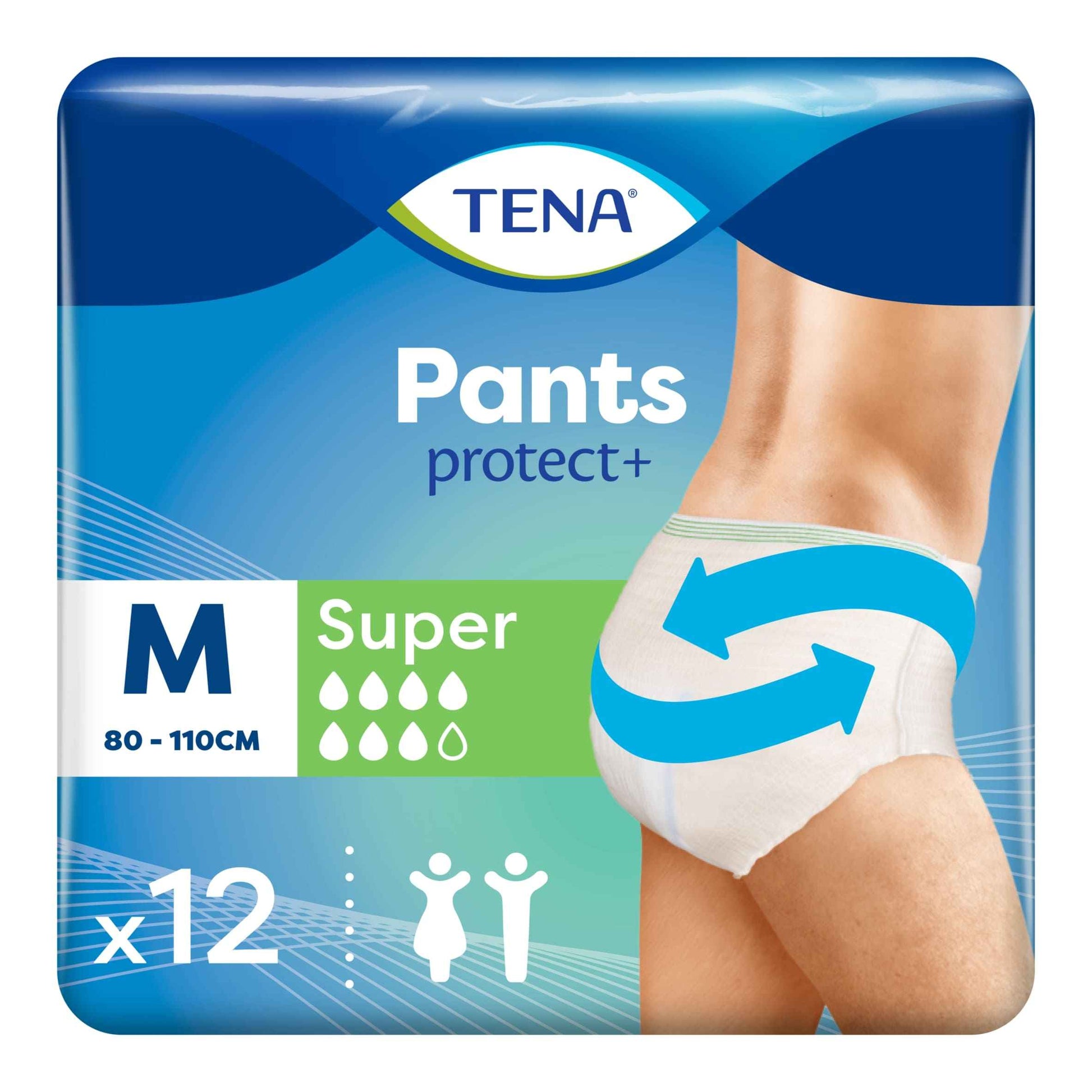 TENA Incontinence Pants Super Size Medium 12 Pack
