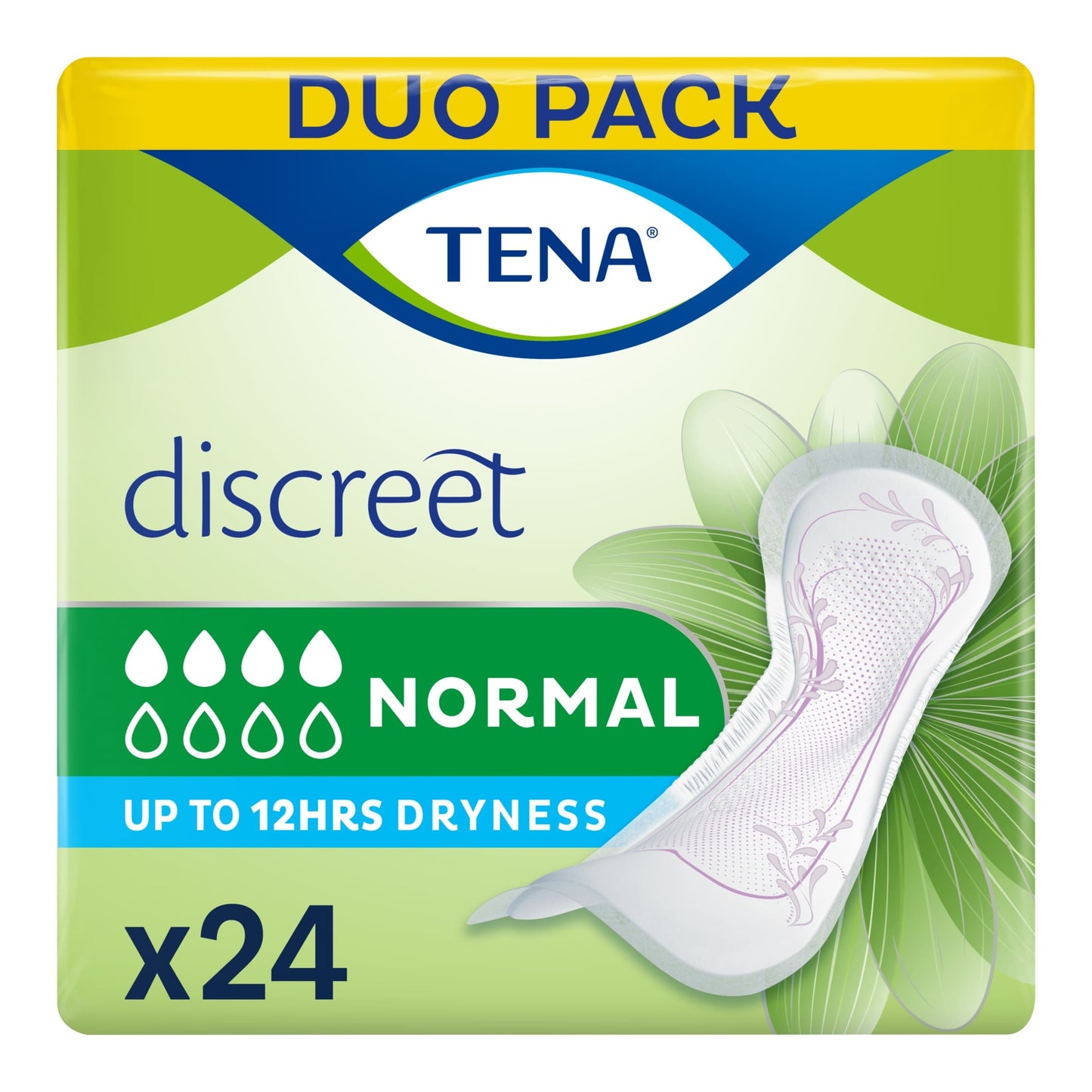 Tena Lady Discreet Duo Normal 24 Pack — image 1