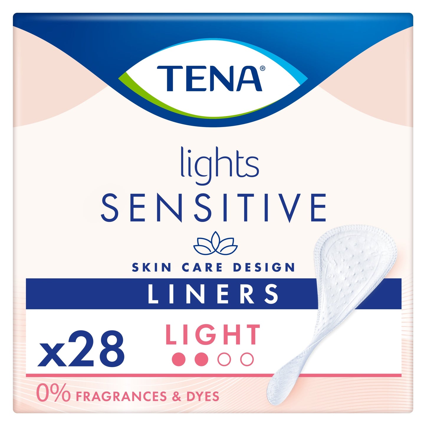 TENA Lights Light Incontinence Liners 28 pack — image 1