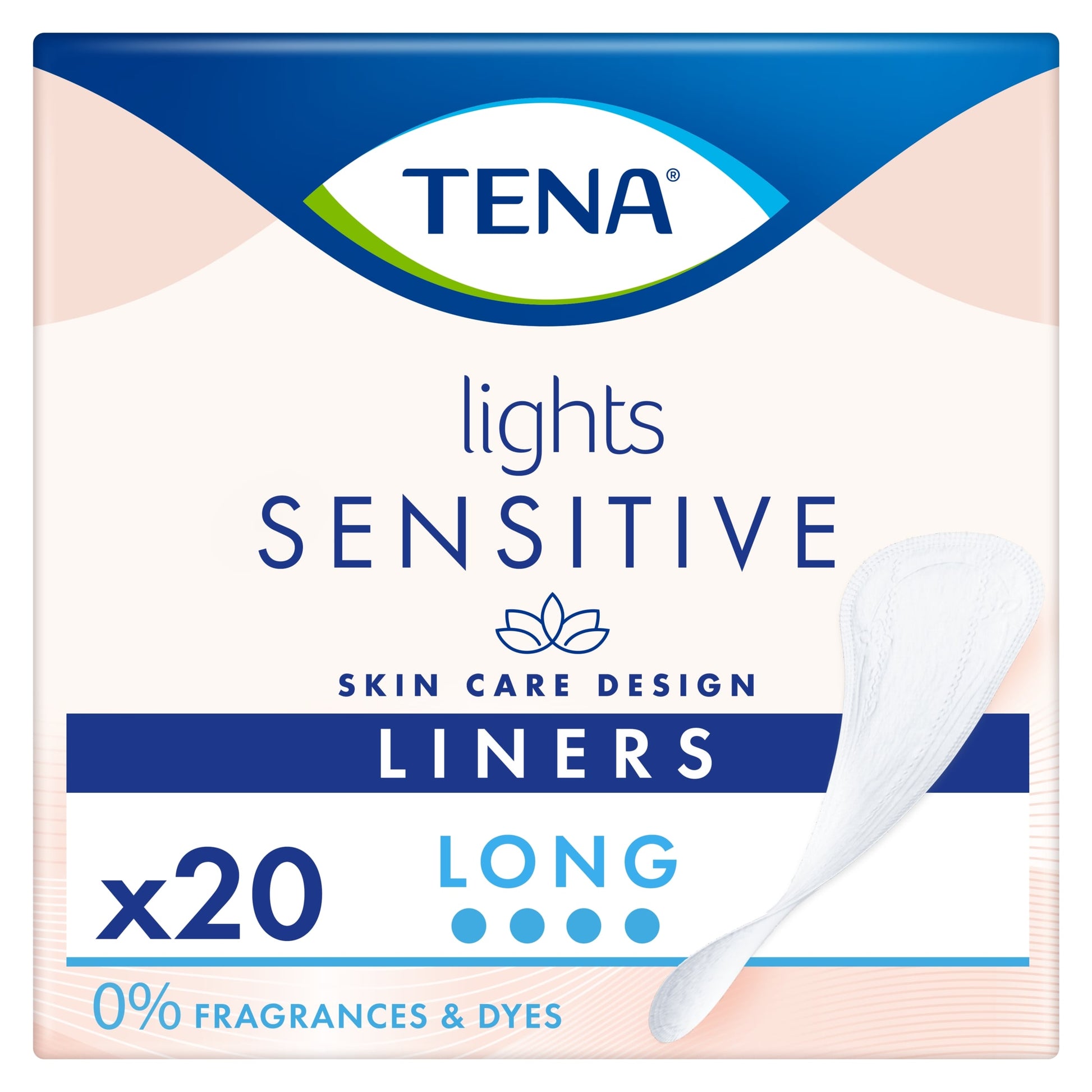 TENA Lights Long Incontinence Liners 20 pack — image 1