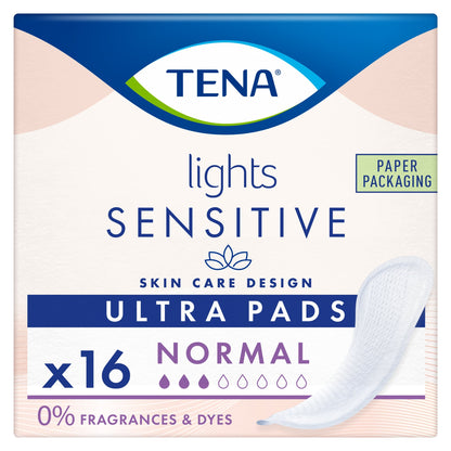 TENA Lights Sensitive Ultra Pads Normal 16 Pack — image 1