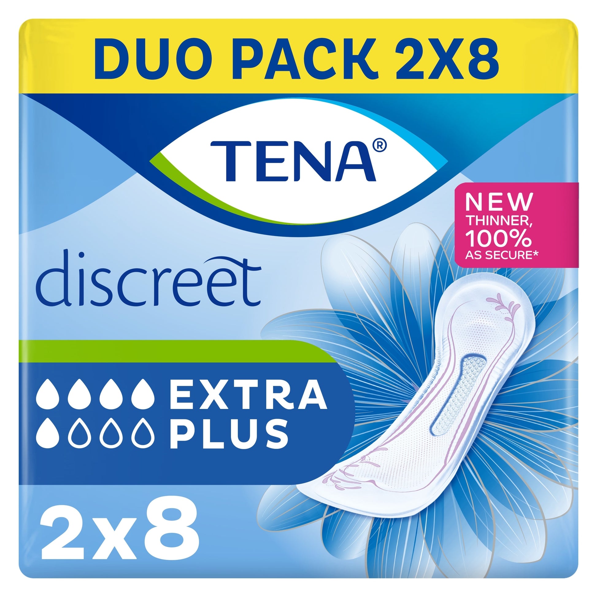 Tena Pads Extra Plus 16 Pack — image 1