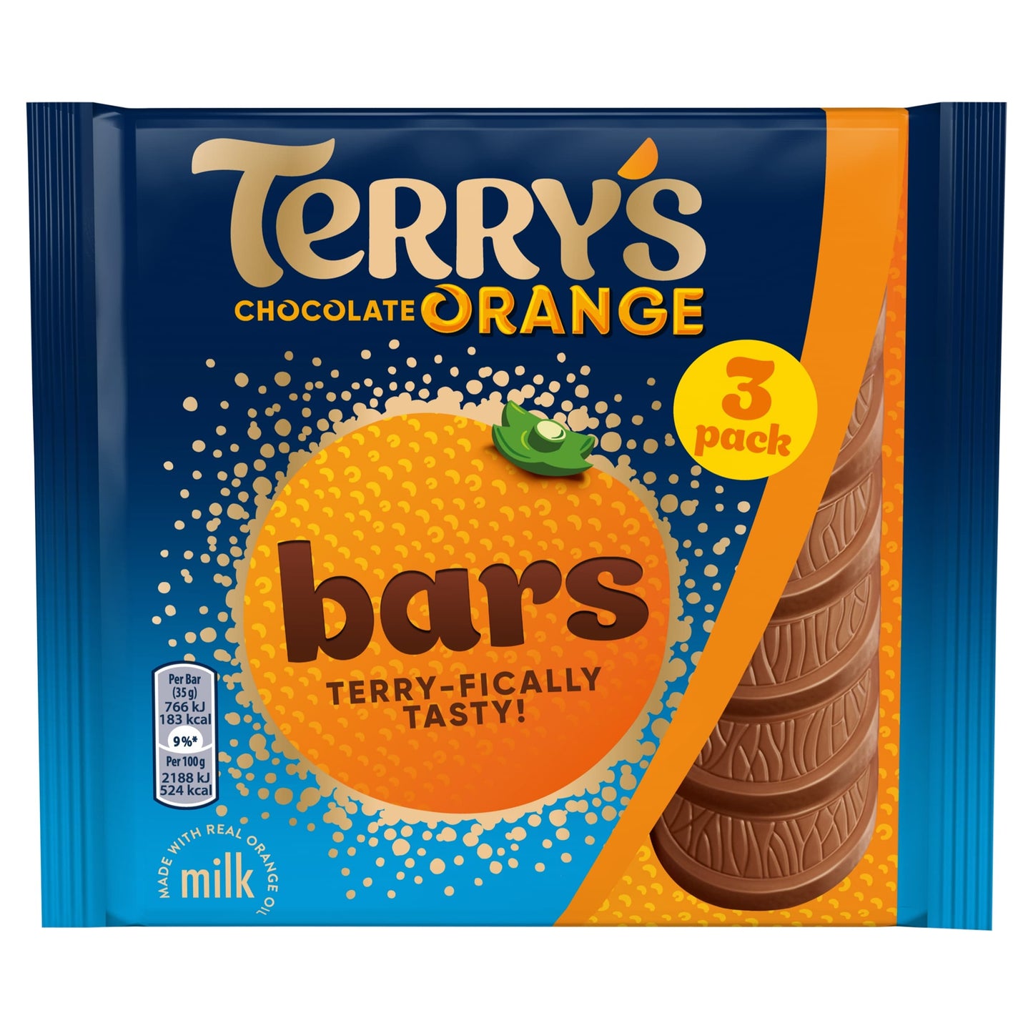 Terry's Orange Chocolate Bars Multipack 3 X 35g — image 1