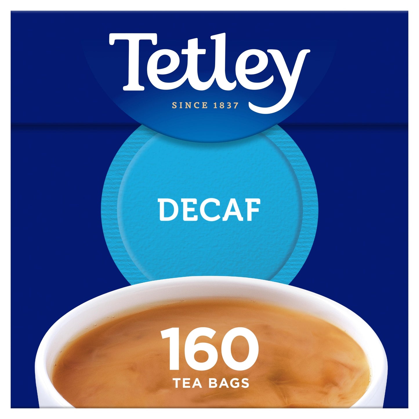 Tetley Decaffeinated 160 Teabags 500G — image 1