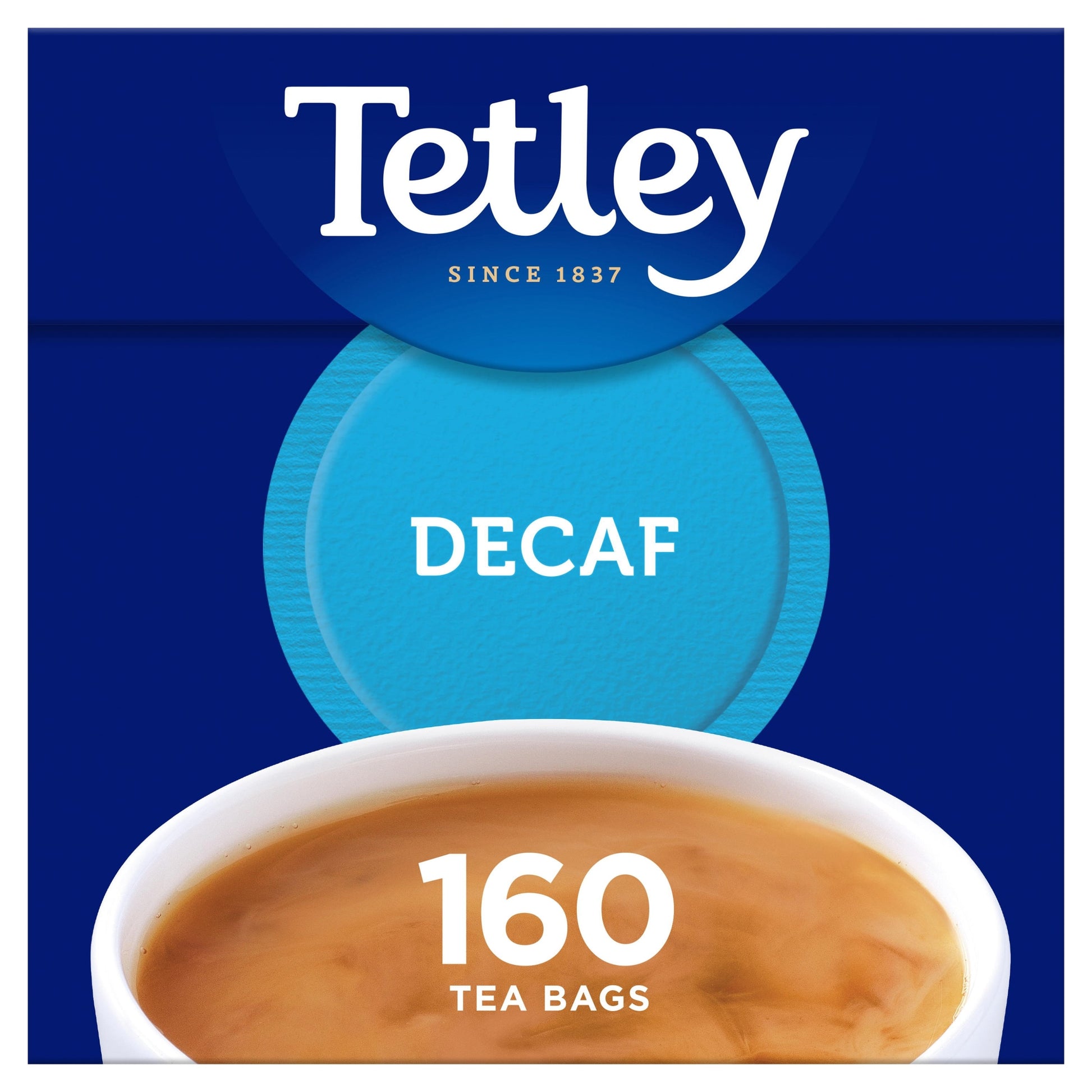 Tetley Decaffeinated 160 Teabags 500G — image 1