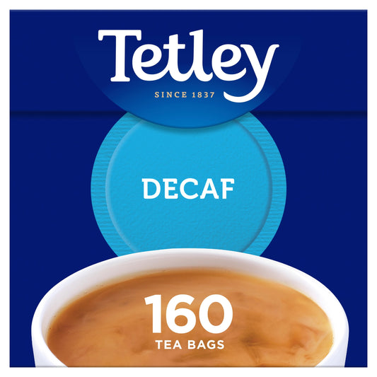 Tetley Decaffeinated 160 Teabags 500G — image 1