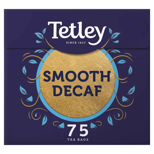 TETLEY Smooth Decaf 75 Teabags 237g