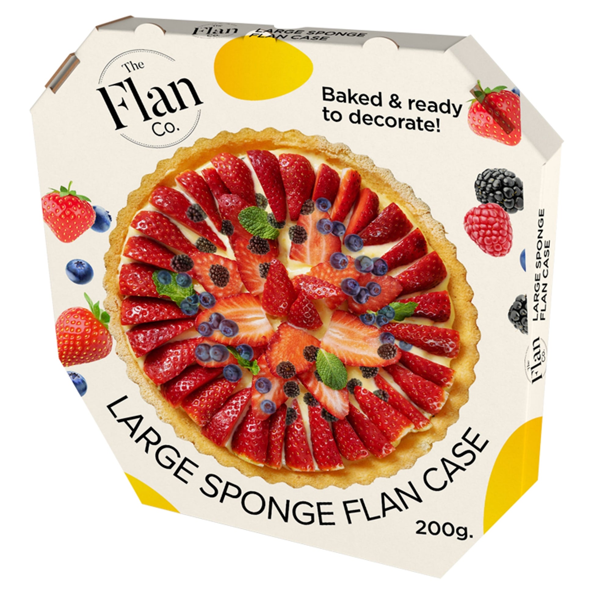 The Flan Co. Large Sponge Flan Case 200g — image 1