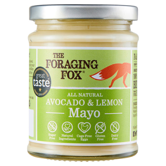 The Foraging Fox Avocado & Lemon Mayonnaise 240G — image 1