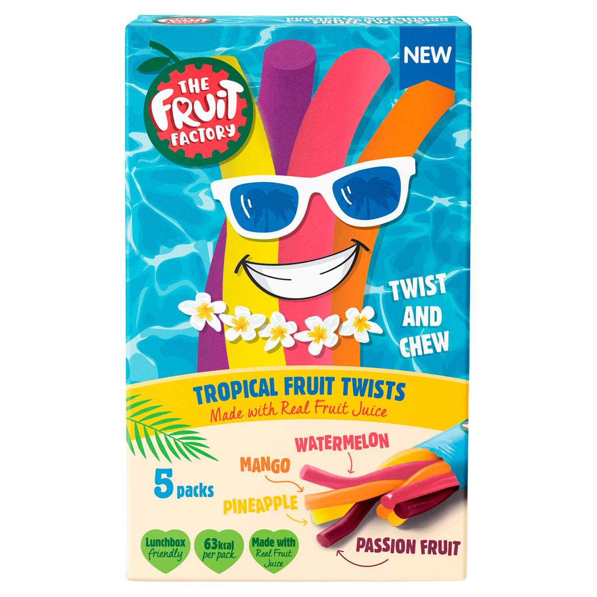 The Fruit Factory Tropical Fruit Twists 5*18g — image 1