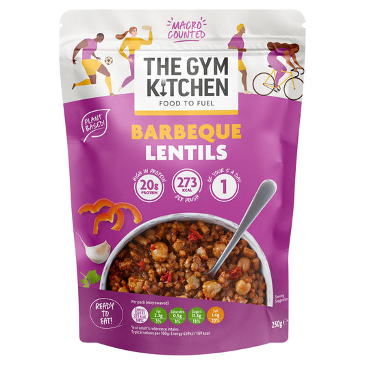 The Gym Kitchen Barbeque Lentils 250g — image 1