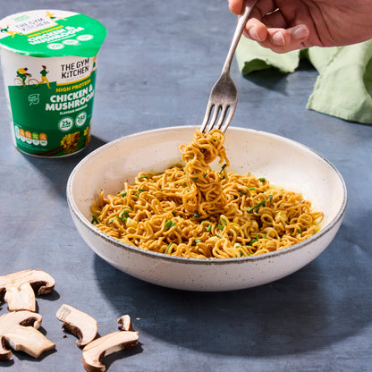 The Gym Kitchen High Protein Chicken & Mushroom Flavour Noodles 64g — image 2