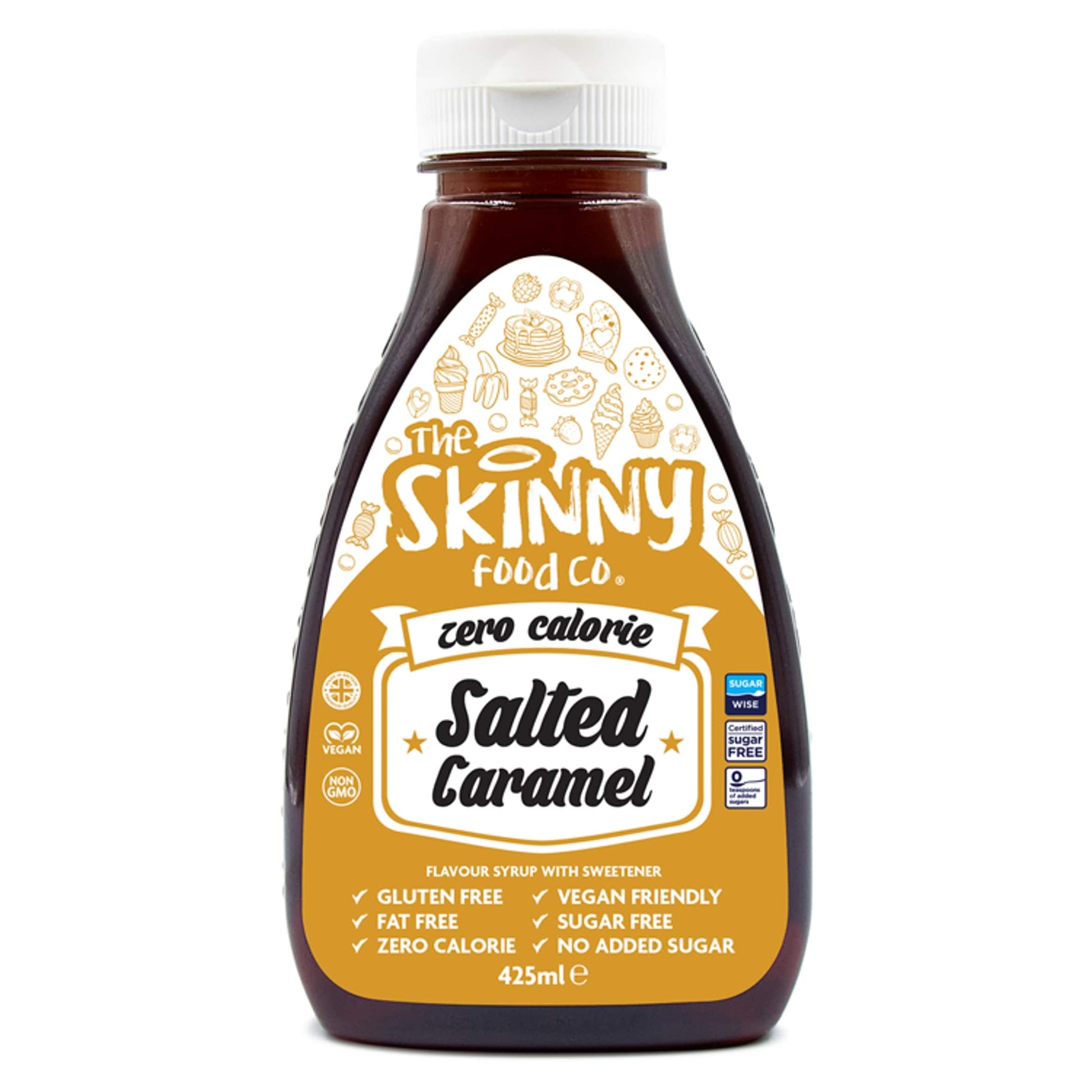 The Skinny Food Co Salted Caramel Zero Calorie Syrup 425ml — image 1