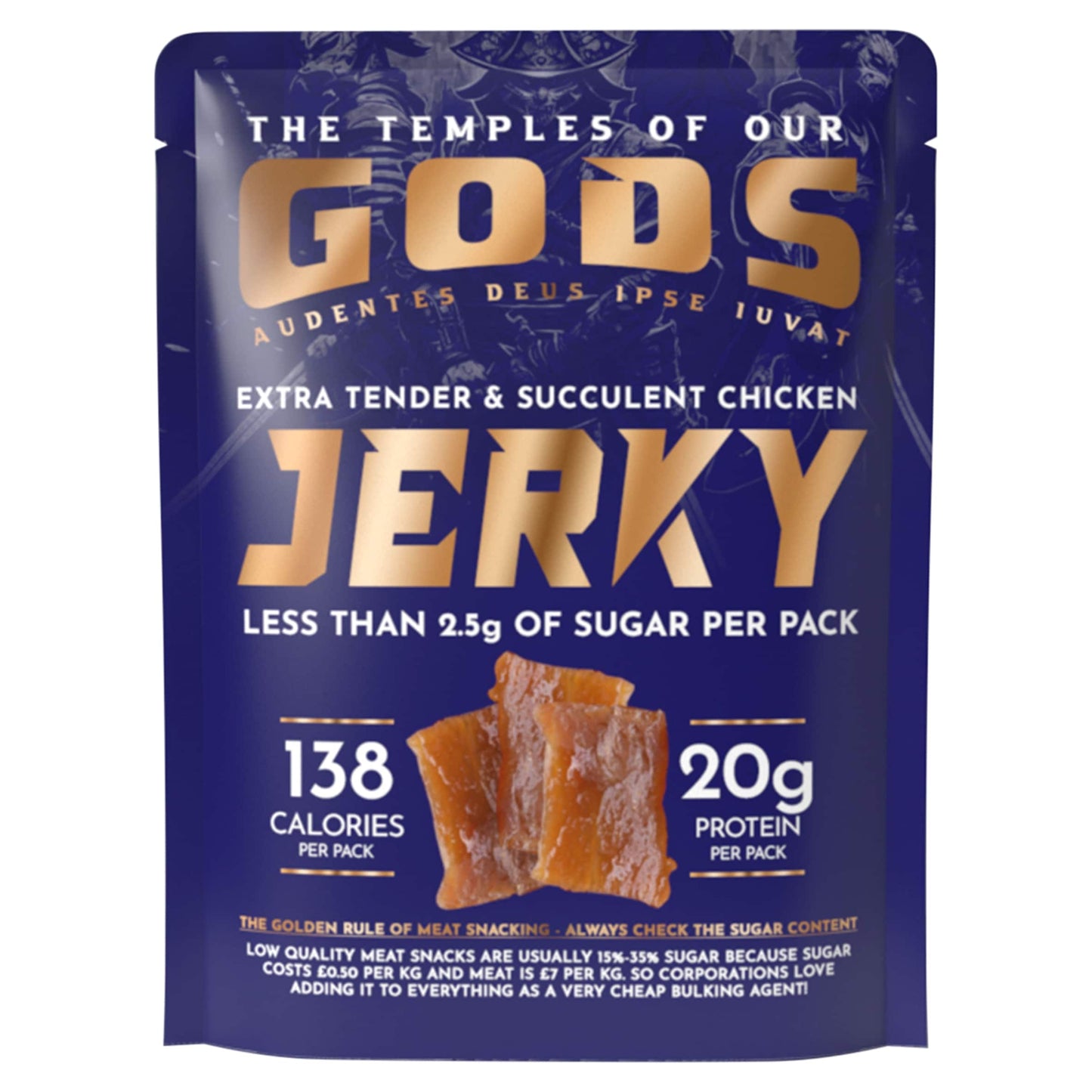 THE TEMPLES OF OUR GODS Extra Tender Chicken Jerky 55G — image 1
