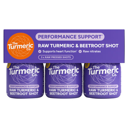 The Turmeric Co Raw Turmeric Beetroot 60ml x 3 pack — image 1