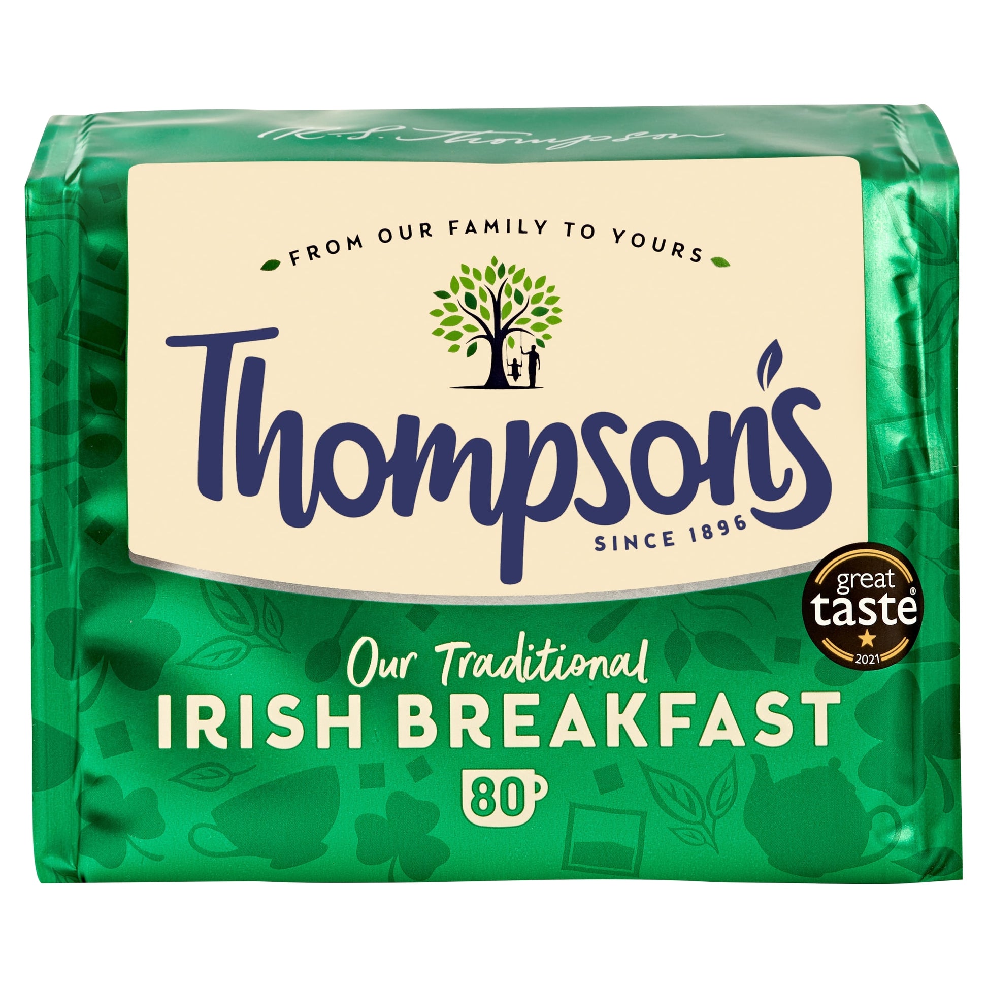 Thompson's Irish Breakfast Tea 80 Pack 250g — image 1