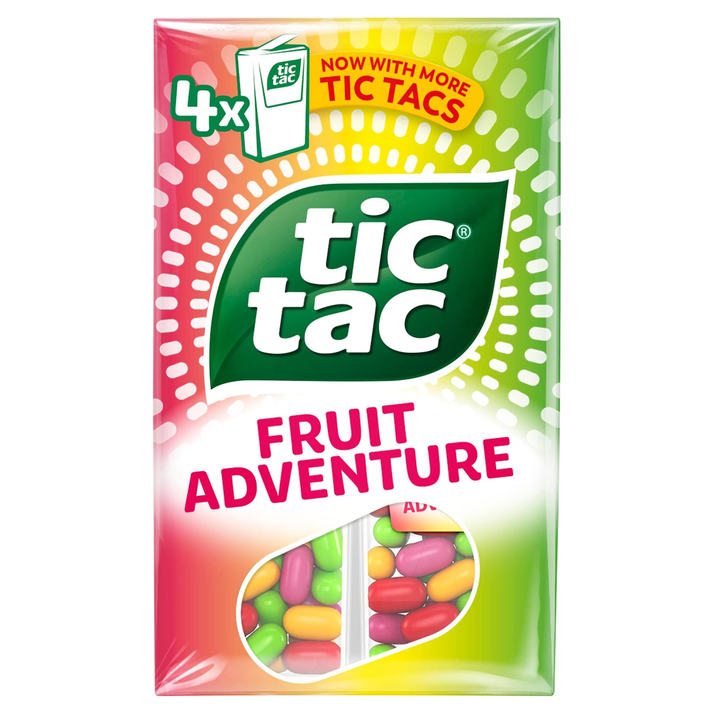 Tic Tac Fruit Adventure 4 Pack 72G — image 1