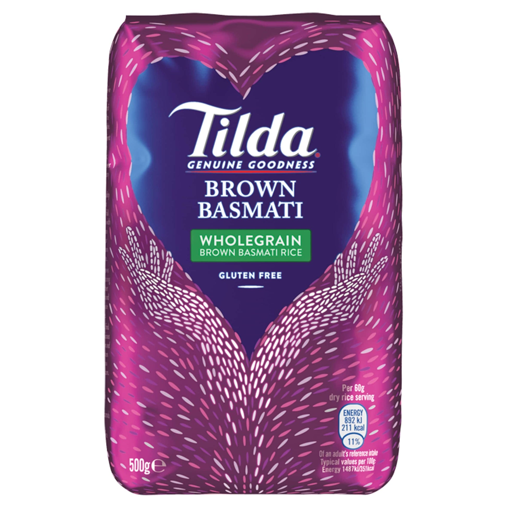 Tilda Brown Basmati Rice 500g — image 1
