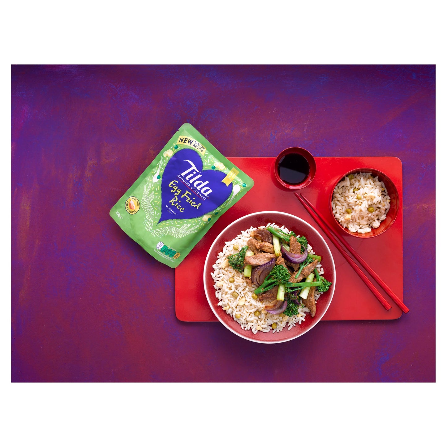 Tilda Egg Fried Steamed Basmati Rice 250G — image 4