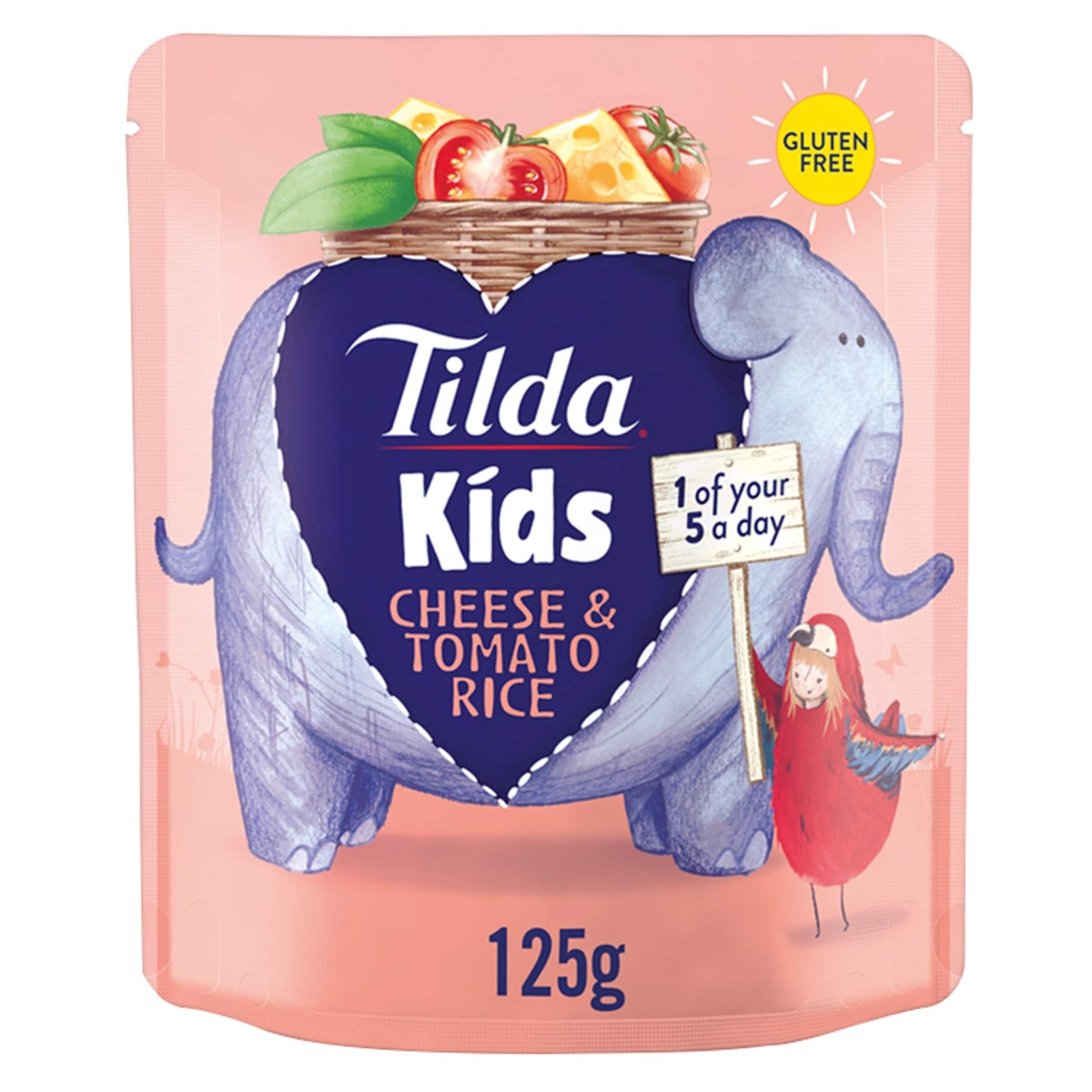 Tilda Kids Cheese & Tomato Rice 125G — image 1