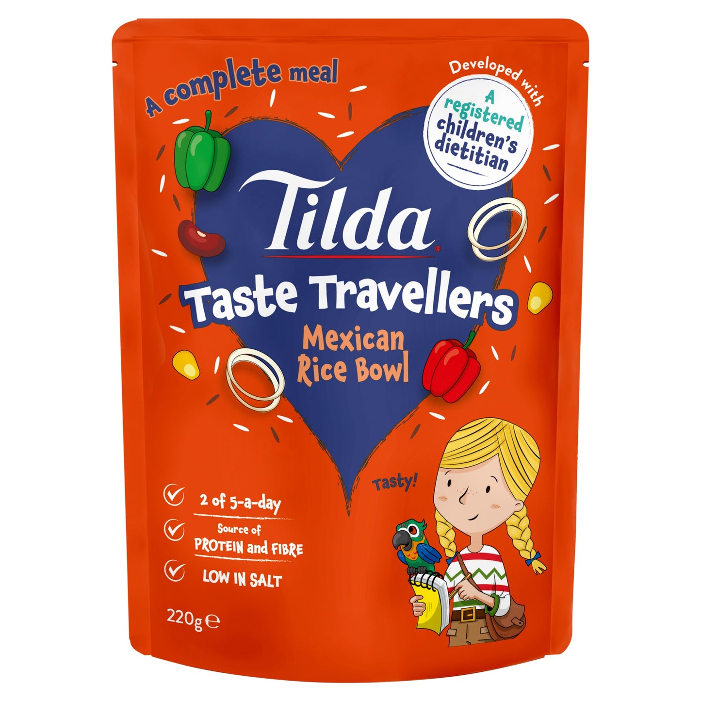 Tilda Kids Taste Travellers Mexican Rice Bowl 220g — image 1