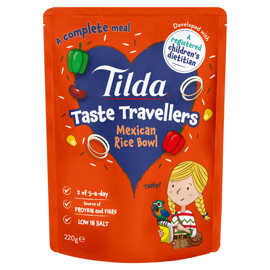 Tilda Kids Taste Travellers Mexican Rice Bowl 220g — image 1