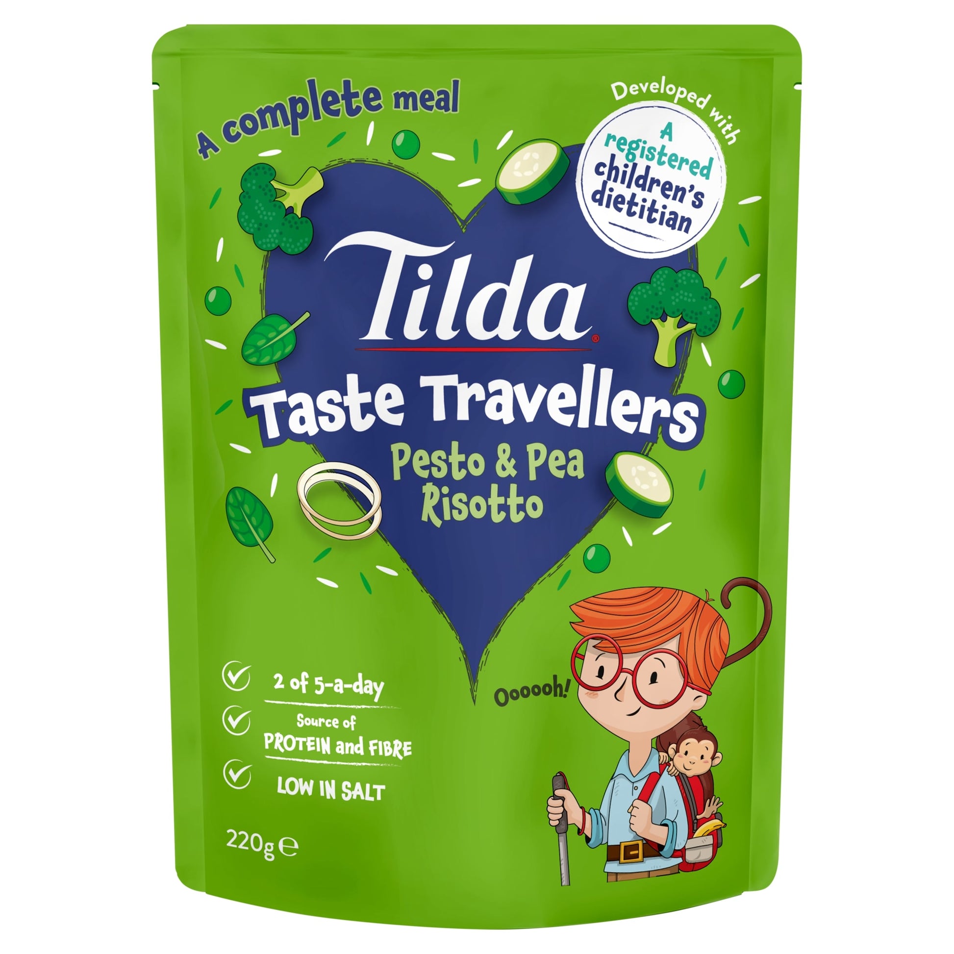 Tilda Kids Taste Travellers Pesto and Pea Risotto 220g — image 1