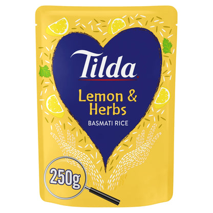 Tilda Lemon & Herbs Basmati Rice 250g — image 1