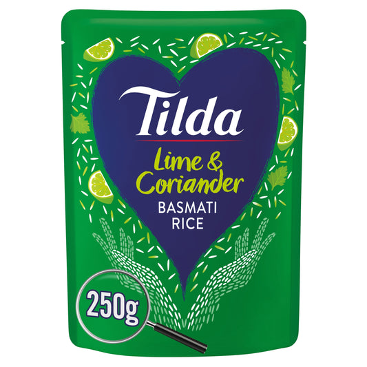 Tilda Lime & Coriander Basmati Rice 250g — image 1
