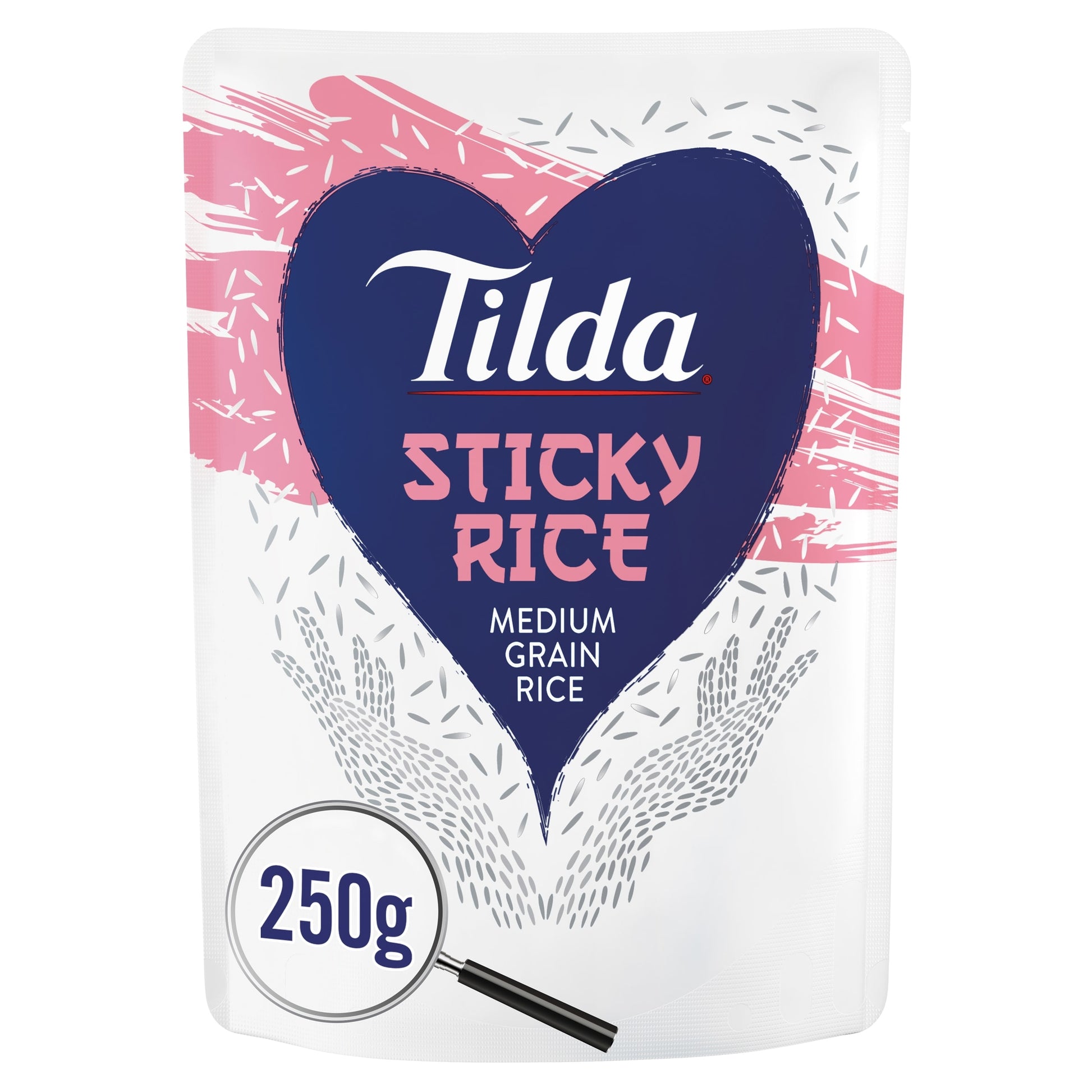 Tilda Microwave Sticky Medium Grain Rice 250G — image 1
