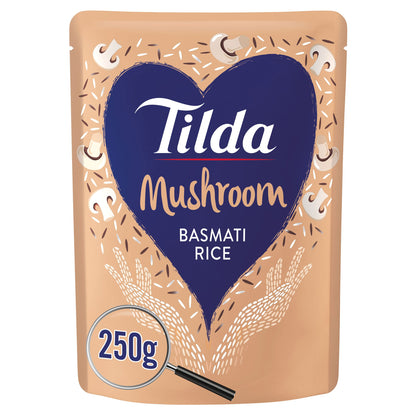 Tilda Mushroom Steamed Basmati Rice 250G — image 1