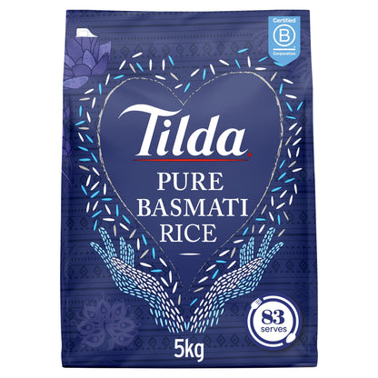 Tilda Pure Basmati Rice 5Kg — image 1