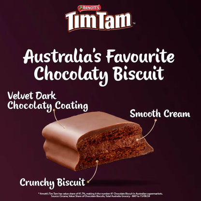 Tim Tam Dark Chocolatey Biscuit Bars 9 Pieces 163g — image 3