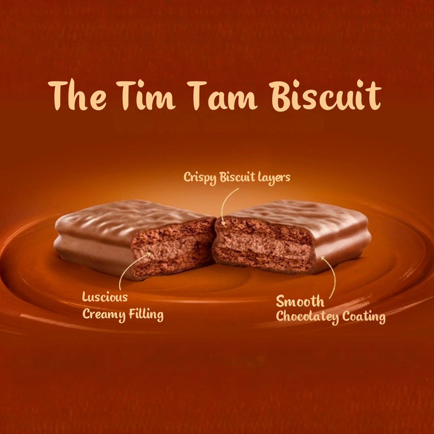 Tim Tam Original Chocolatey Biscuit Bars 9 Pieces 163g — image 2
