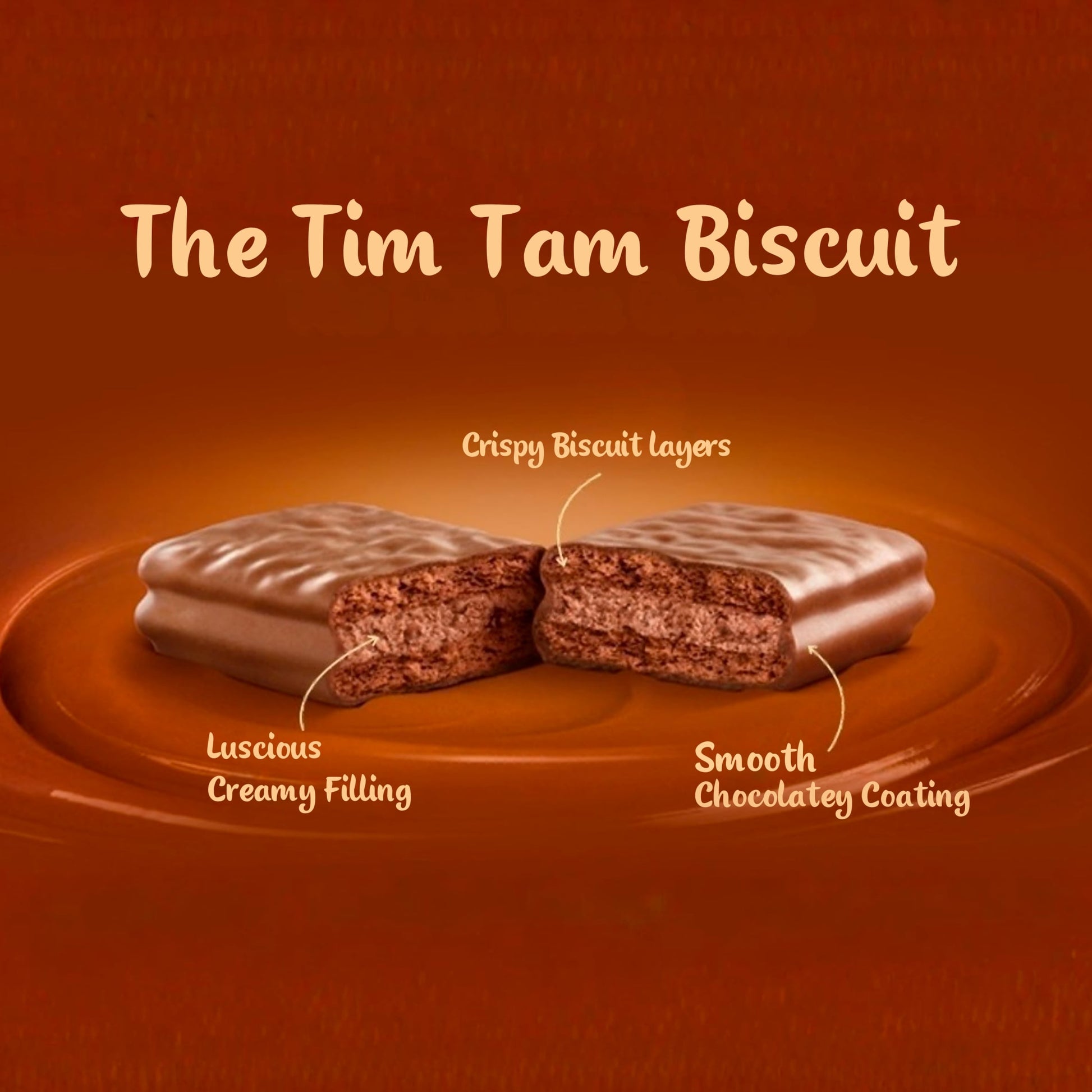 Tim Tam Original Chocolatey Biscuit Bars 9 Pieces 163g — image 2