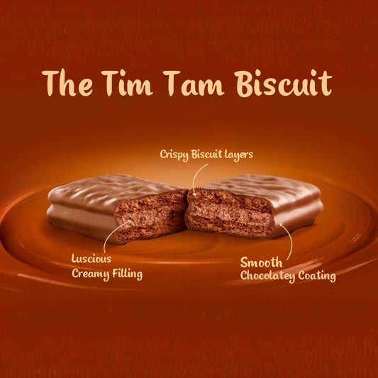Tim Tam Original Chocolatey Biscuit Bars 9 Pieces 163g