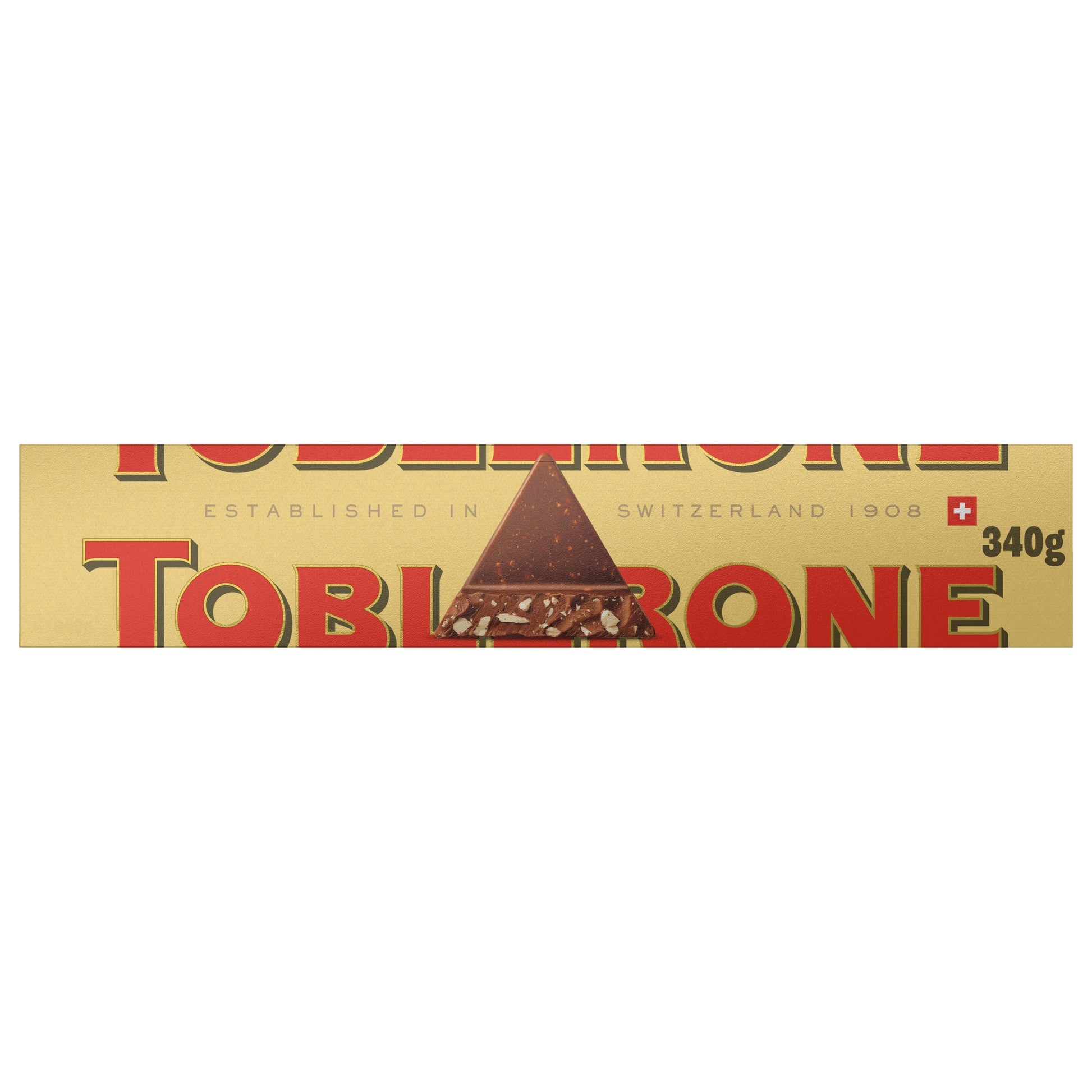 TOBLERONE MILK CHOCOLATE WITH HONEY & ALMOND NOUGAT 340g — image 1